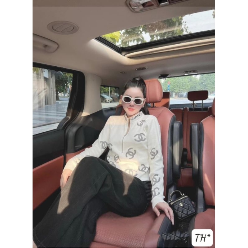 Áo len khóa X hàng QCL1