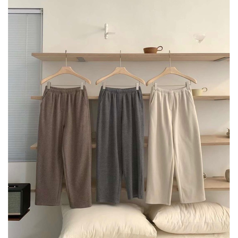 Quần dạ baggy form đẹp xuất Hàn XHM 3818 (chuẩn hãng)