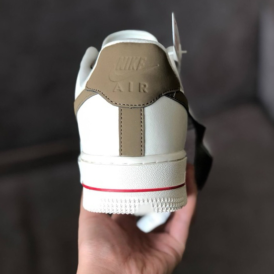Giày_Nike Air Force 1 vạch nâu cho nam&nữ