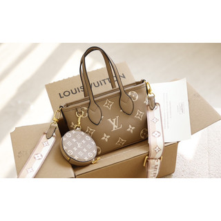 Túi đeo chéo LV neverfull mini size 21cm chất da bò fullbox
