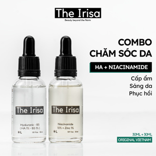 Combo phục hồi, dưỡng ẩm và làm sáng da Hyaluronic Acid + Niacinamide The