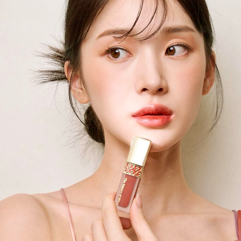 Mini 2,1gam đỏ cam đất 88 -Son kem lỳ Đông y The History of Whoo Gongjinhyang Mi Velvet Lip Liquid mini 2,1gr