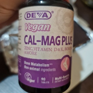 Vegan - viên uống bổ sung canxi, vitamin d & magiê thuần chay
