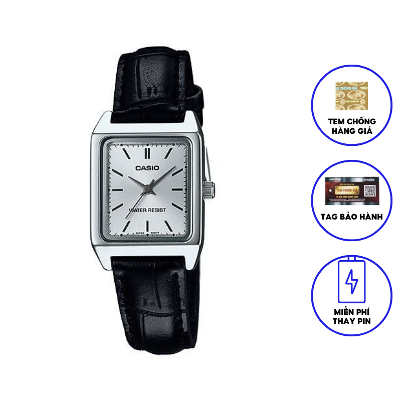 Đồng Hồ Nữ Dây Da Chính Hãng CASIO LTP-V007L-7E1UDF