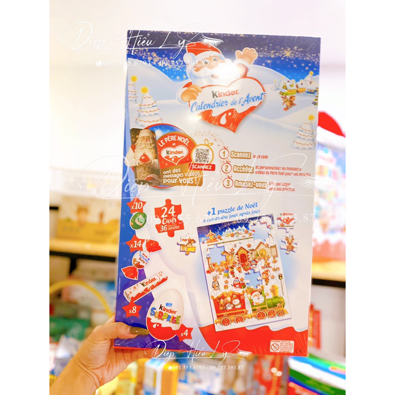 CHOCOLATE KINDER SOCOLA KINDER - bộ xếp hình socola quà giáng sinh cho bé