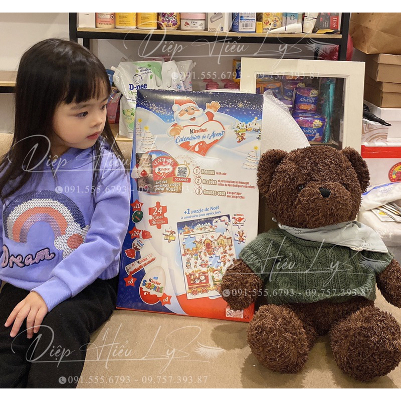 CHOCOLATE KINDER SOCOLA KINDER - bộ xếp hình socola quà giáng sinh cho bé