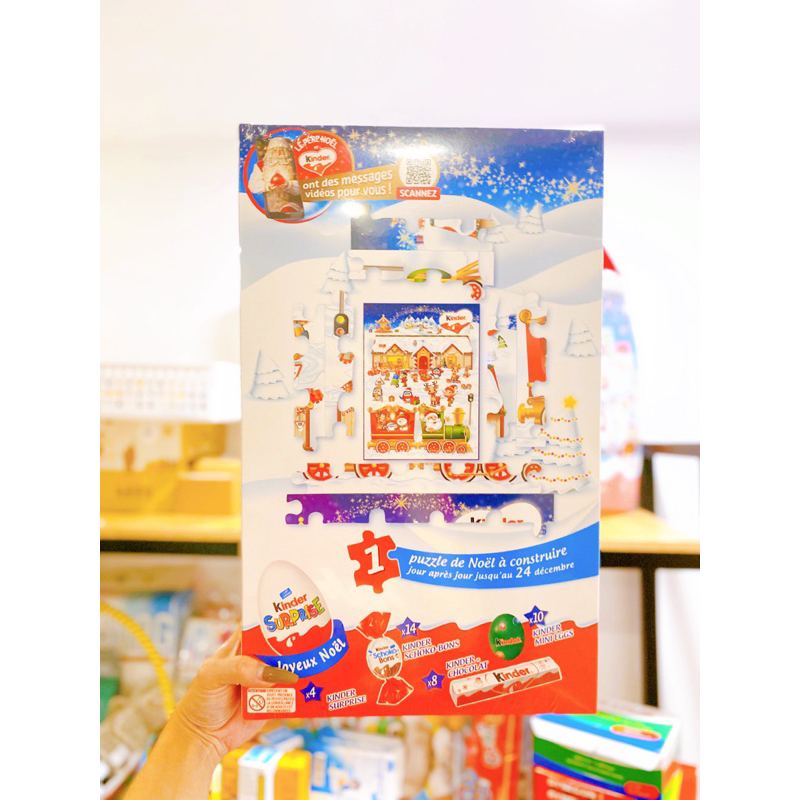 CHOCOLATE KINDER SOCOLA KINDER - bộ xếp hình socola quà giáng sinh cho bé