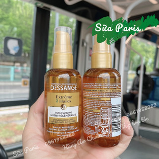 Tinh dầu dưỡng tóc Dessange Extreme 3 Huiles của Pháp, giúp dưỡng, phục hồi tóc yếu, tóc hư tổn_Sữa Paris Aderma