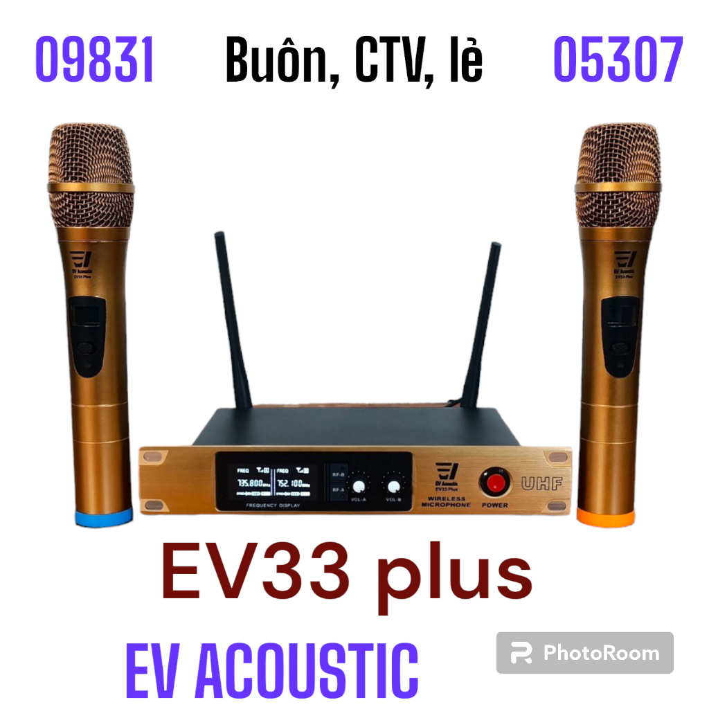 Micro Không Dây Karaoke Chuyên Nghiệp Cao Cấp JBL VM360 Chống Hú Tốt, Sóng Khoẻ UHF, Bảo Hành 12 Tháng, Micro Karaoke gi
