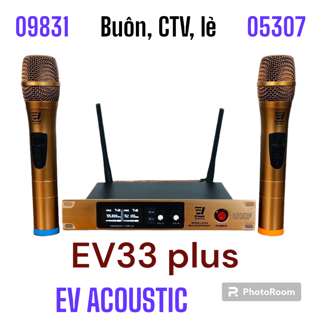 Micro Không Dây Karaoke Chuyên Nghiệp Cao Cấp JBL VM360 Chống Hú Tốt, Sóng Khoẻ UHF, Bảo Hành 12 Tháng, Micro Karaoke gi
