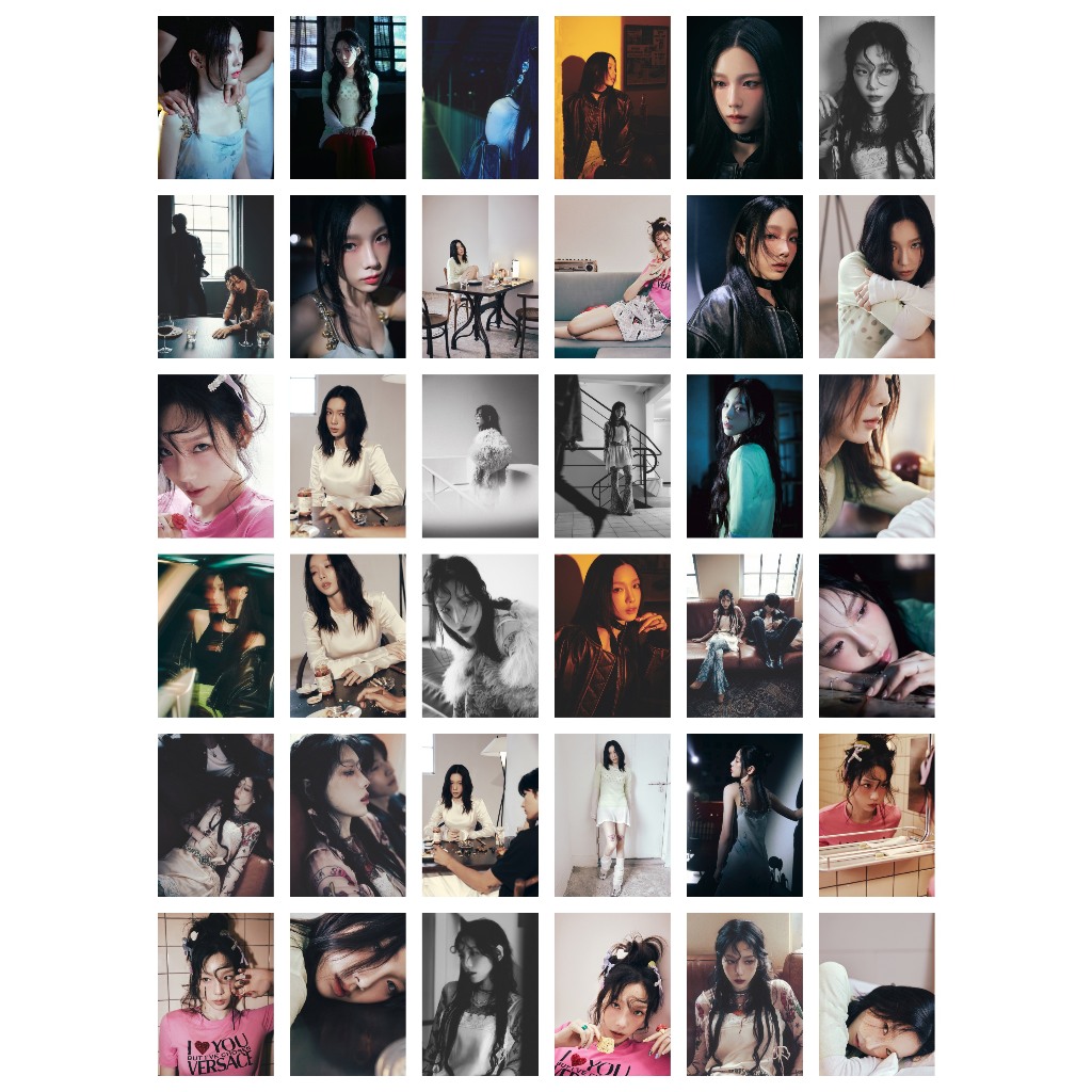 Lomo card 1 mặt 36 ảnh SNSD - Taeyeon - To. X