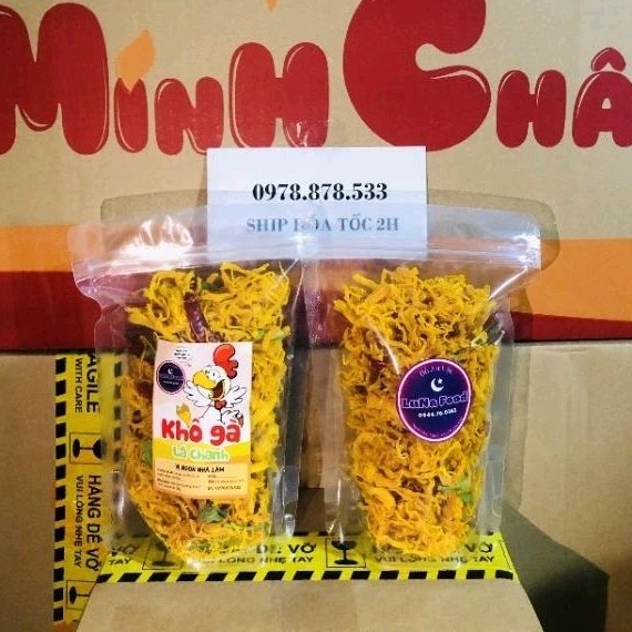 Khô gà lá chanh  - Chính Hãng LuNa Food