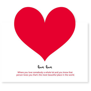 Thiệp Valentine trái tim