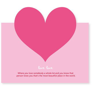 Thiệp Valentine trái tim
