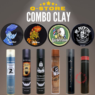 Combo Gôm Sáp Lược Vuốt Tóc Nam Cao Cấp bán chạy nhất tại Salon