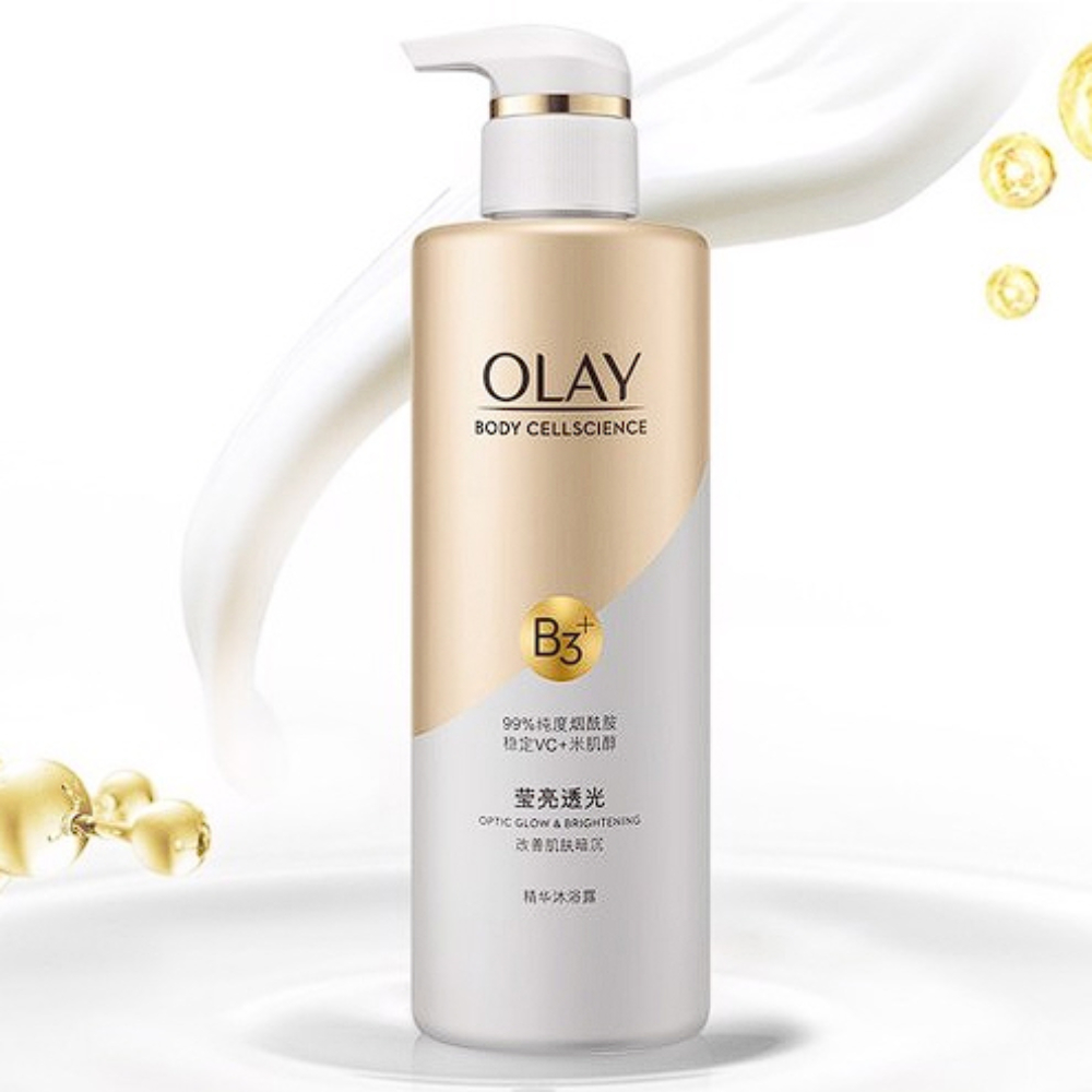 Sữa Tắm OLAY B3+ Siêu Dưỡng Trắng Da, Cấp Ẩm Và Đàn Hồi Cho Da 500ml