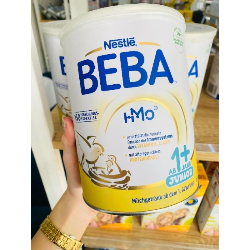 Sữa bột Beba Nestle nội địa Đức 1+ lon 800g date T1/24 hàng chính hãng