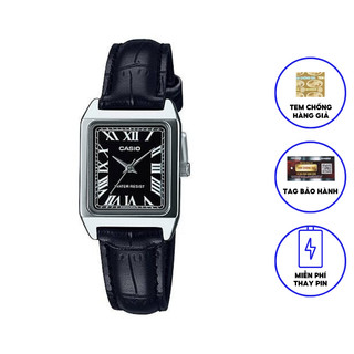 Đồng hồ nữ dây da chính hãng casio ltp-v007l-1budf
