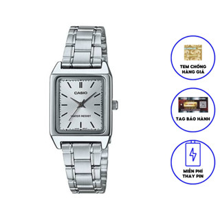 Đồng Hồ Nữ Dây Thép Không Ghỉ Chính Hãng CASIO LTP-V007D-7E