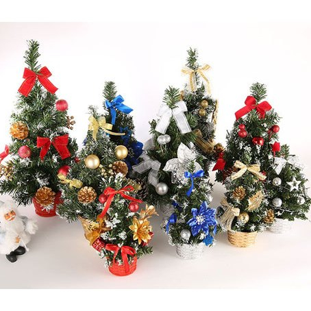 Cây Thông Noel Mini Để Bàn Trang Trí Giáng Sinh Siêu Cute