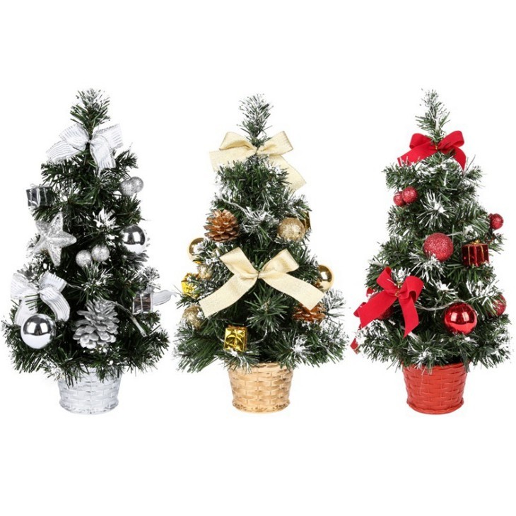Cây Thông Noel Mini Để Bàn Trang Trí Giáng Sinh Siêu Cute