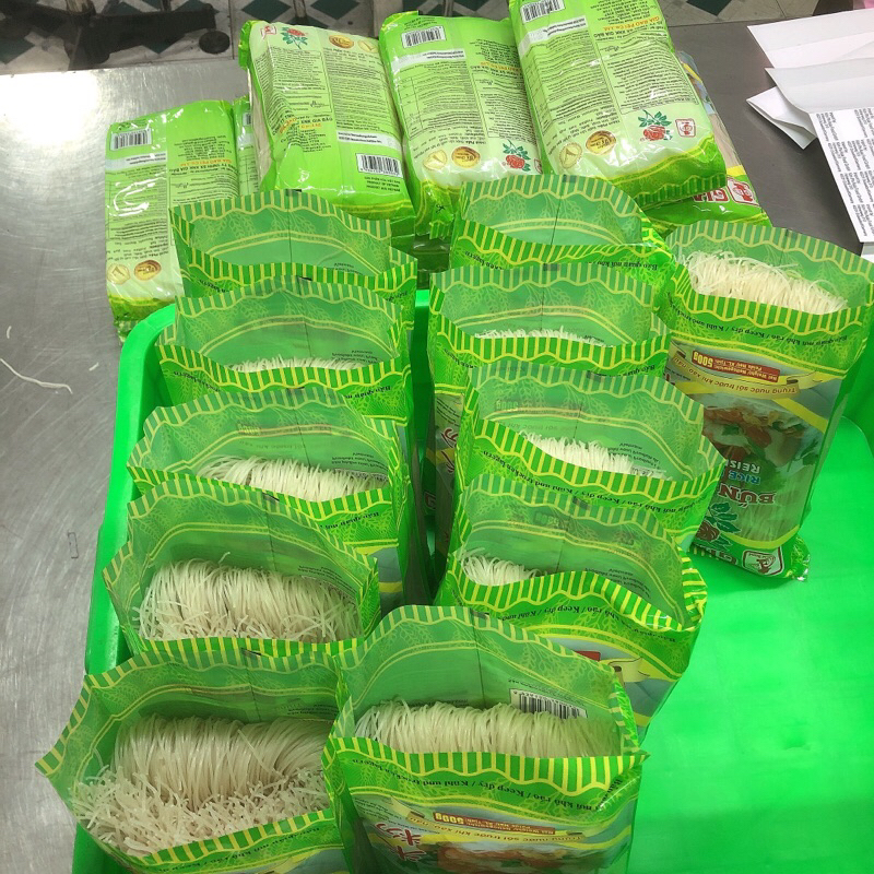 Bán/buôn sỉ 1kgBún gạo tươi dạng khô gói 500g loại 1