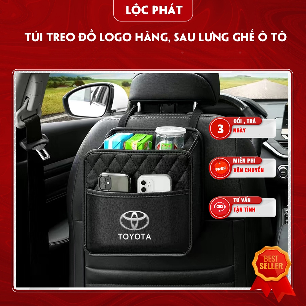 Hộp Đựng Đồ Đa Năng Sức Chứa Lớn Gắn Sau Lưng Ghế Xe Hơi , Túi Đựng Sau Ghế Xe Hơi