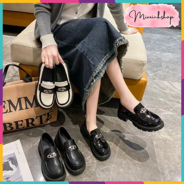Giày đốc nữ giày da đế đúc 5P da mềm êm chân LOẠI 1 FULL HỘP