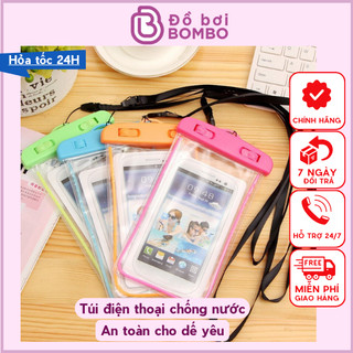 Túi chống nước điện thoại di động viền phản quang bảo vệ tốt điện thoại dưới nước