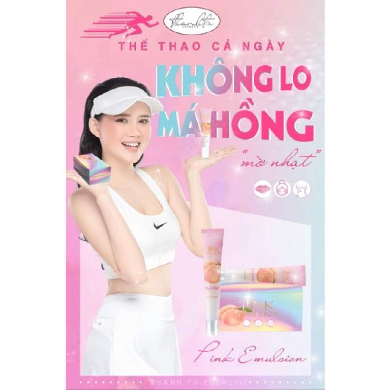 KEM DƯỠNG HỒNG MÁ PINK EMULSION