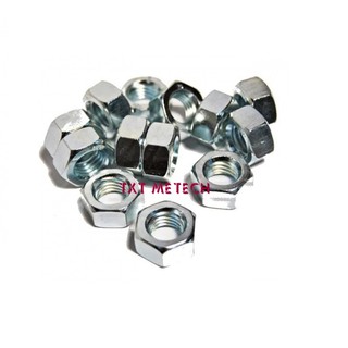 Đai ốc mạ kẽm M8 (50 con)