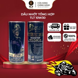 Dầu nhớt tổng hợp TLT 10w30 sử dụng cho các dòng xe tay ga như,vision,lead,sh mode,.....bảo hành 12 tháng,