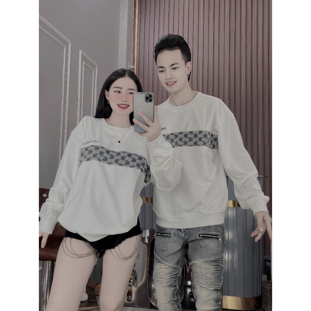 Áo nỉ thu đông tay dài chất vải nỉ dày dặn ấm áp thêu vá vải bạ thỏ menswear mẫu mới rất đẹp hàng shop THÀNH STORE