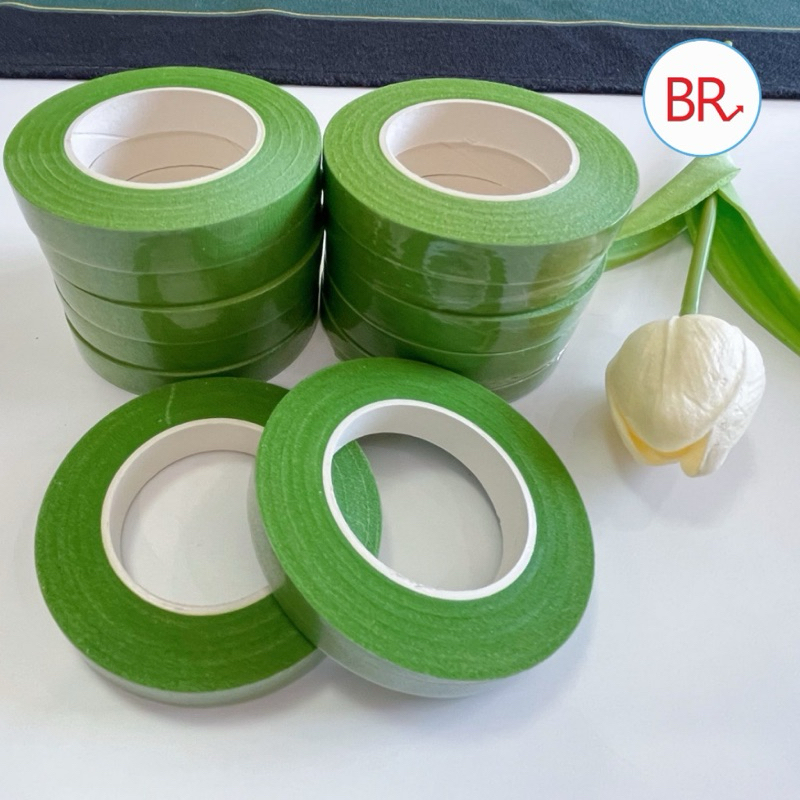 Cuộn băng keo sáp cuốn cành hoa - Băng dính cuốn cành, keo nến, dây kẽm