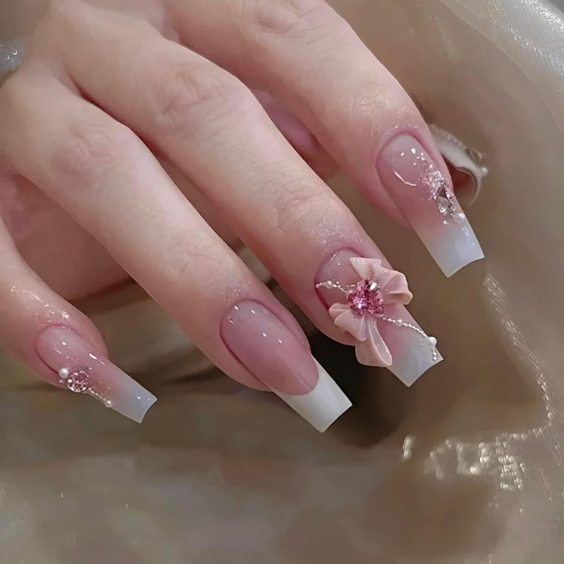 Set charm nơ đá mix