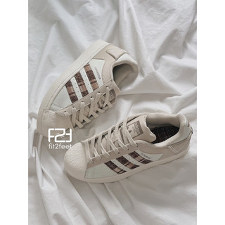 Giày Thể Thao Superstar “White/Brown”