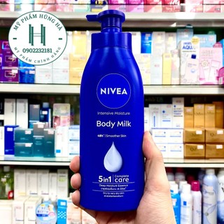 Dưỡng thể Nivea, sữa dưỡng thể Nivea Intense Moisture Body Milk, dưỡng ẩm chuyên sâu 380ml