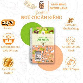 Ngũ cốc Ecolim cho người ăn kiêng được làm từ hạt thuần chủng