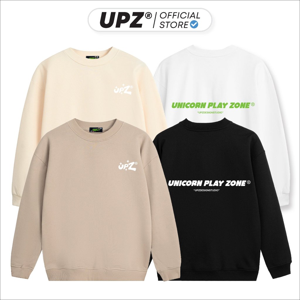 UPZ Áo Sweater Cơ Bản (4 Màu)