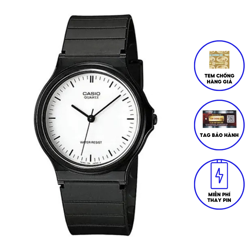 Đồng Hồ Nữ Dây Nhựa Chính Hãng Casio MQ-24-7EL