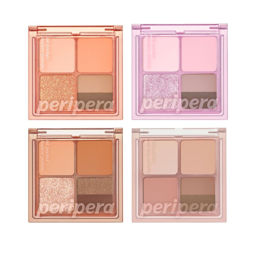 Màu Mắt 4 Ô Peripera Ink Pocket Shadow Palette