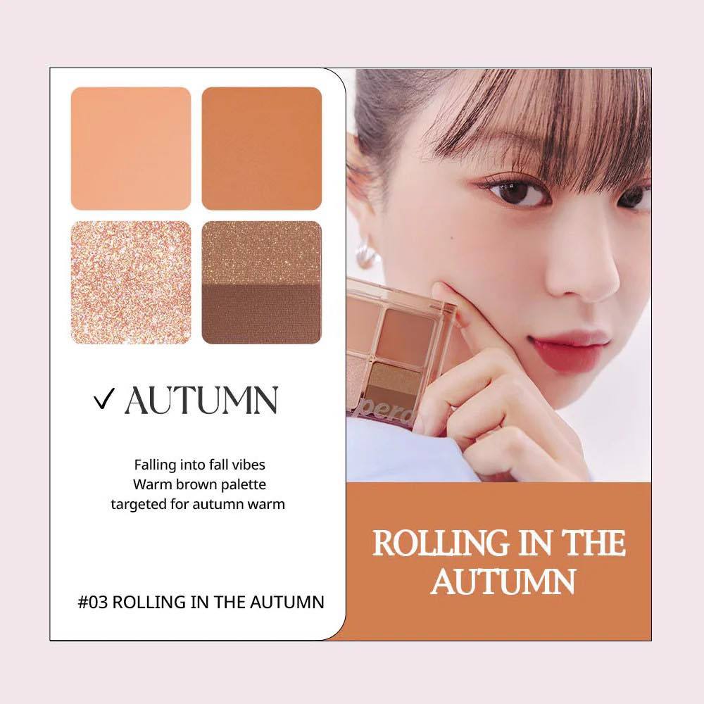 Màu Mắt 4 Ô Peripera Ink Pocket Shadow Palette