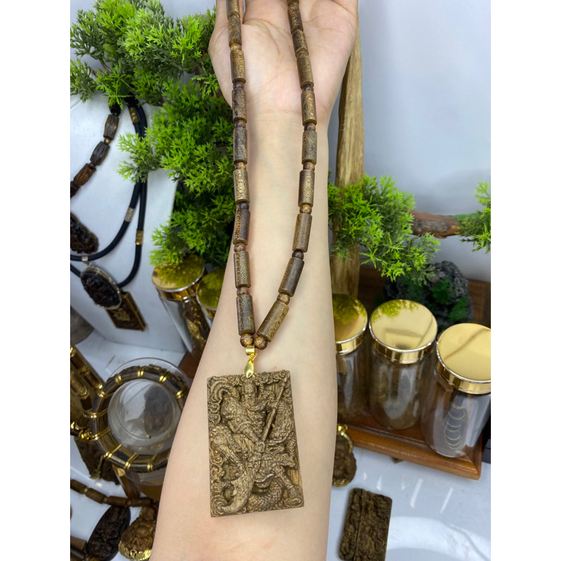 Dây chuyền trầm tốc mix mặt