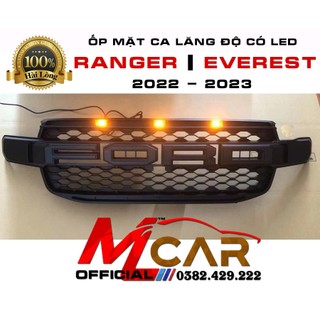 Ốp mặt ca lăng, độ mặt ca lăng ford #ranger, #everest 2022 - 2023 có led định vị