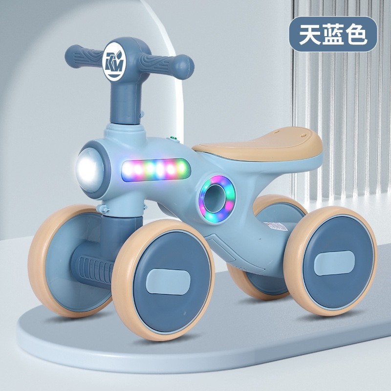 XE CHÒI CHÂN CHỐNG SỐC CHO BÉ CÓ ĐÈN VÀ NHẠC DÀNH CHO TRẺ TỪ 1-3 TUỔI
