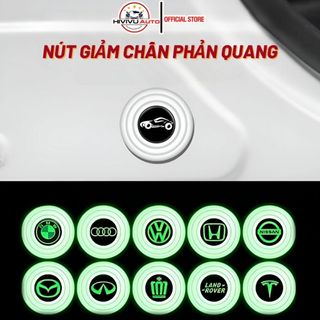 Nút cao su giảm chấn giảm lực đóng cửa ô tô giúp bảo vệ xe ô tô dạng phản quang - Hivivu Auto
