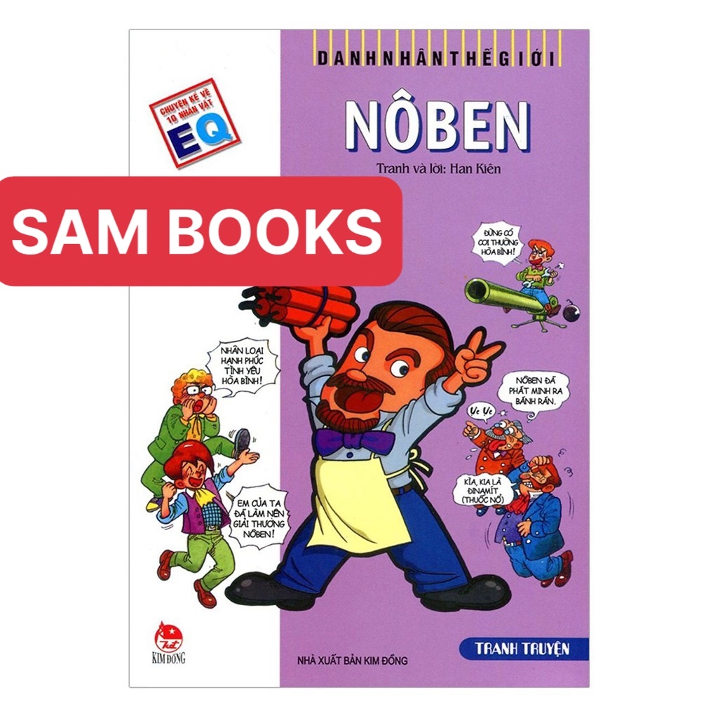 Danh nhân thế giới bộ 10 quyển bán lẻ kèm móc khóa nhân vật đáng yêu
