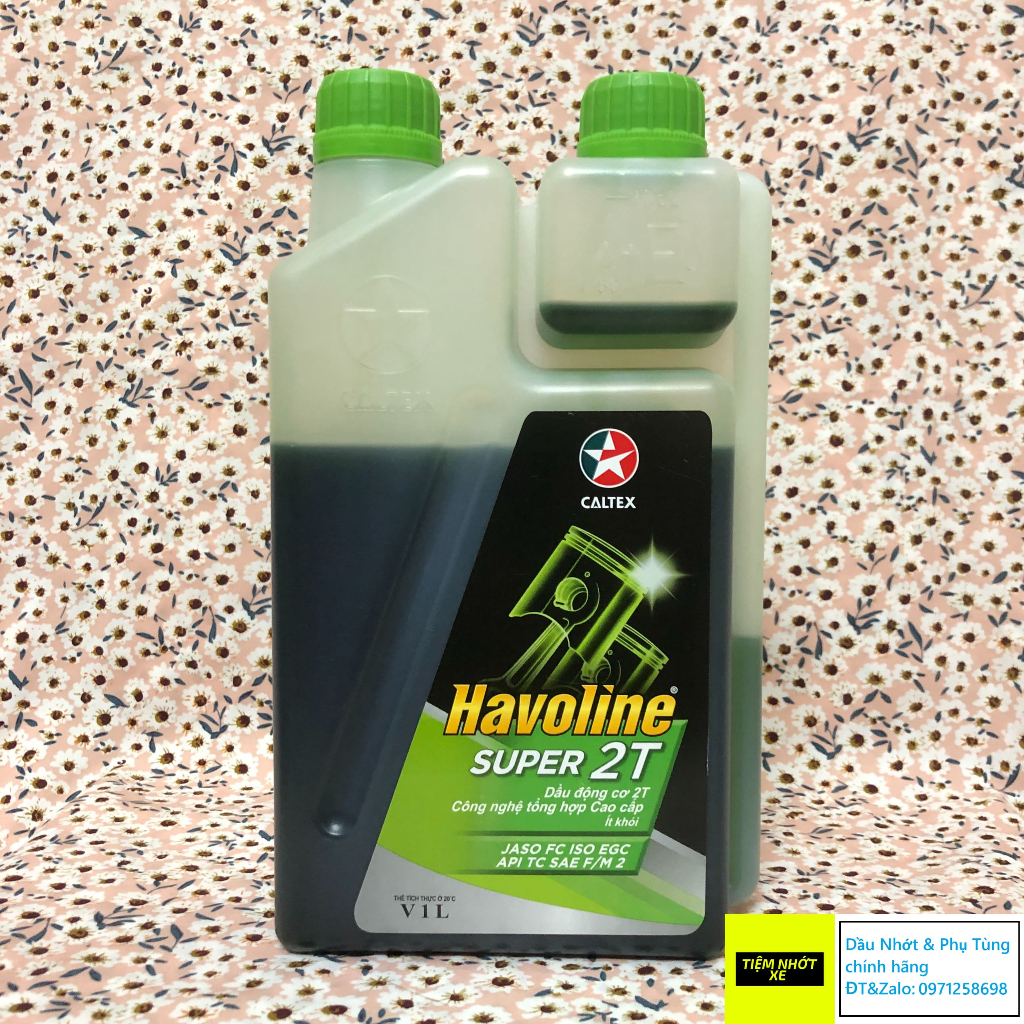 [ CHÍNH HÃNG ] Nhớt 2 thì cao cấp Caltex Havoline Super 2T [ 1L ]