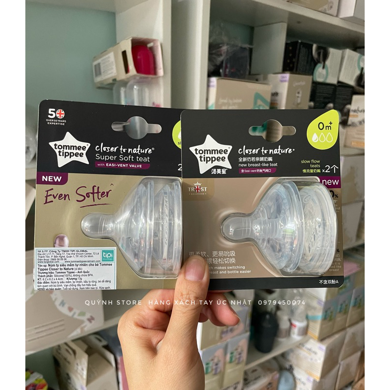 Núm ti siêu mềm tự nhiên Tommee Tippee