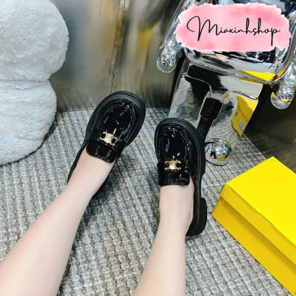 Giày Sục Nữ da tag Ce  đế đúc siêu nhẹ êm chân LOẠI 1 FULL HỘP